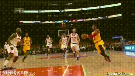 Cavaliers Vs Pistons Basketball Game GIF