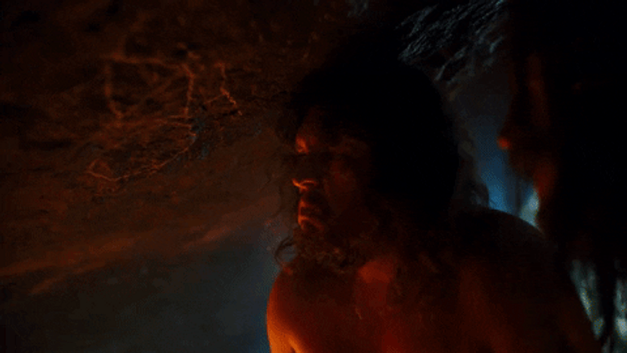 Caveman Get In The Wrong Cave GIF