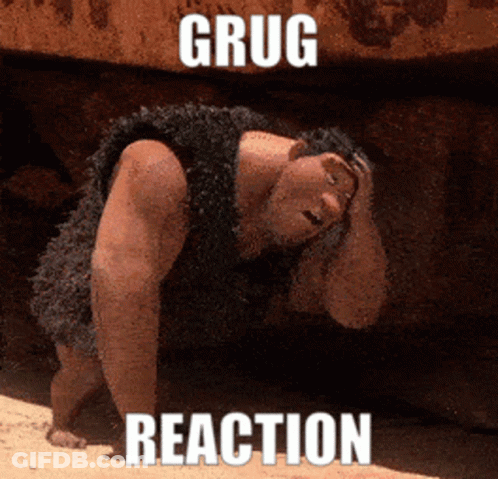 Caveman Grug Reaction GIF