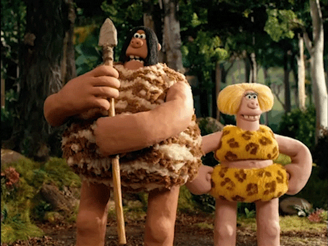 Caveman Pointy Sharp Spear GIF