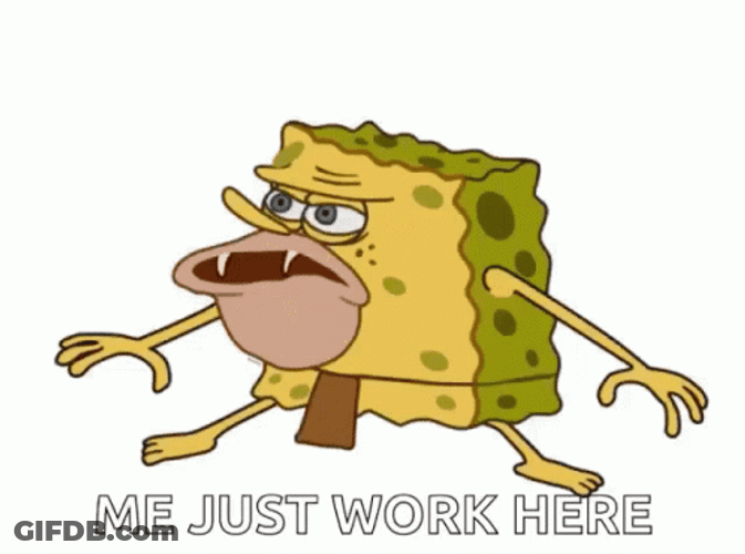 Caveman Spongebob Squarepants GIF