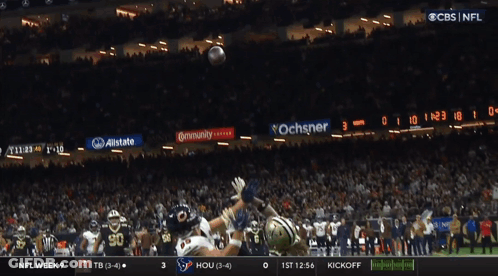 CBS Football Game Score 3 To 3 GIF
