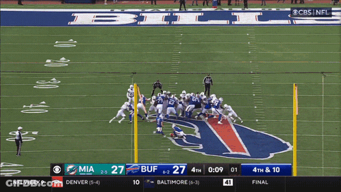 CBS NFL Broadcast Miami Dolphins Vs Baltimore Bills GIF