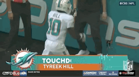 CBS NFL Broadcast Miami Dolphins Vs Rams GIF
