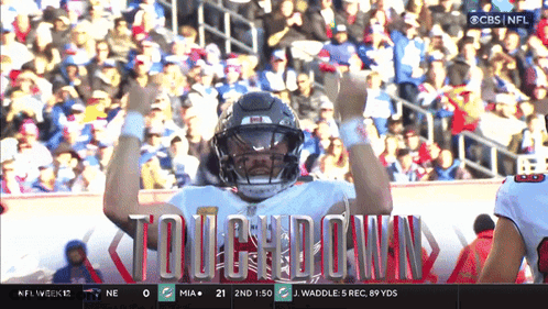 CBS NFL Football Touchdown GIF