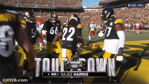 CBS NFL Najee Harris Pittsburgh Steelers Ad GIF