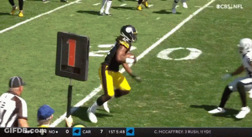 CBS NFL Steelers Vs Raiders Football Game GIF