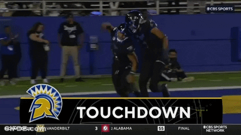 CBS Sports Alabama Vs Vanderbilt Football GIF