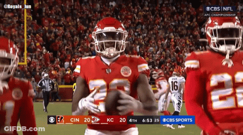 CBS Sports Chiefs Vs Bengals Football GIF