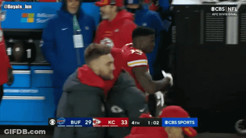 CBS Sports Chiefs Vs Buffalo Bills Football GIF