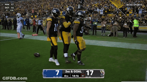CBS Sports Football Game 17 To 7 GIF