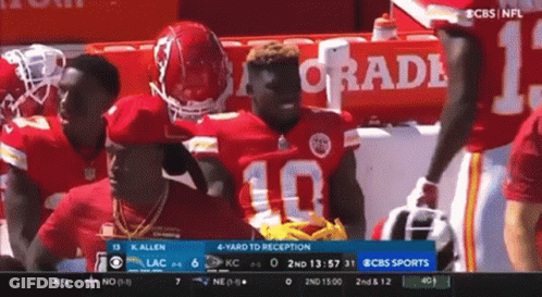 CBS Sports Football Game KC Vs LAC GIF