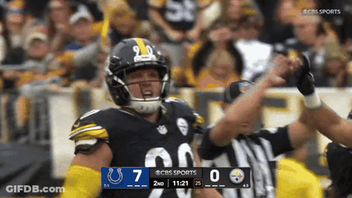 CBS Sports Football Game Score 7 To 0 GIF