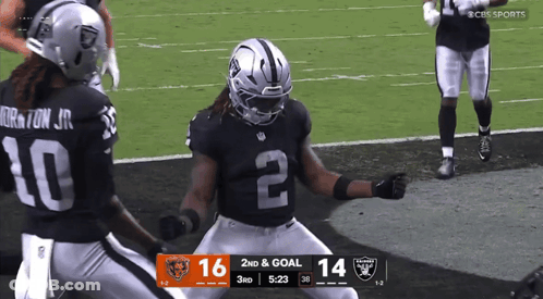 CBS Sports Football Raiders Vs Bears GIF