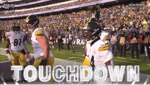 CBS Sports Steelers Vs Eagles Football GIF