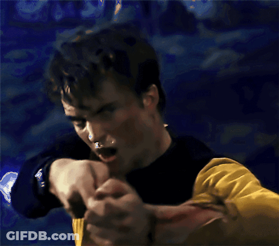Cedric Diggory Pointing Wand GIF