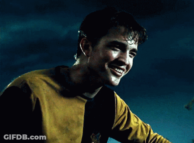 Cedric Diggory Smile GIF