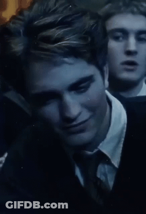 Cedric Diggory Smiling GIF