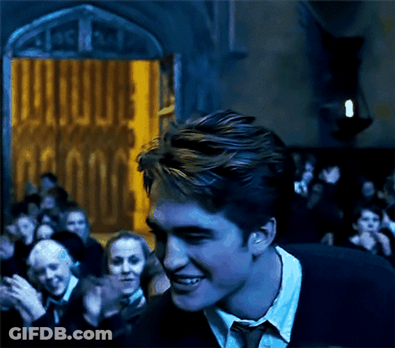 Cedric Diggory Walking On Class GIF