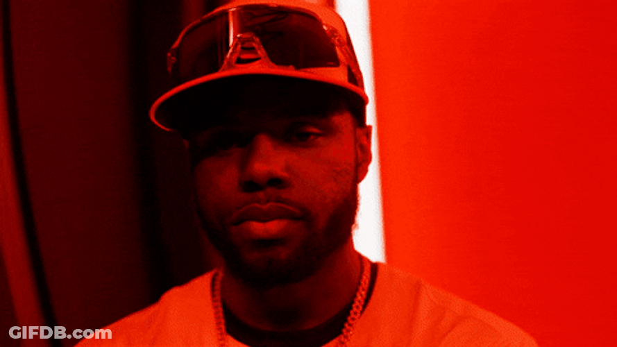 Cedric Mullins Staring At Camera GIF