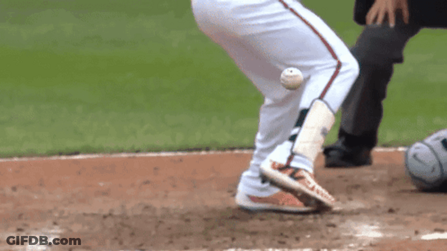 Cedric Mullins Striking Ball GIF
