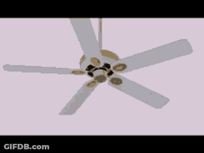 Ceiling Fan Spinning Slowly GIF