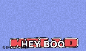 Ceiling With Hey Boo GIF