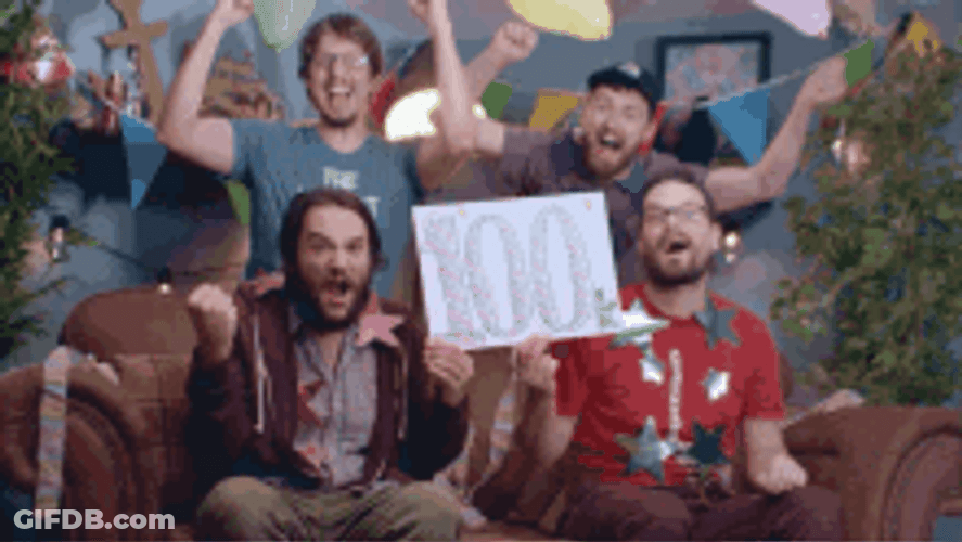 Celebrate Birthday Balloons Friend Group Fun GIF