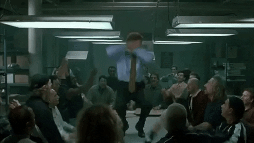 Celebrate Dancing Crowd Cheer Will Ferrell GIF