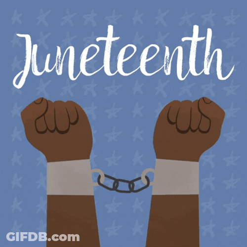 Celebrate Freedom Happy Juneteenth GIF
