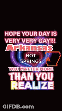 Celebrate Gay USA Southern Pride Poster GIF