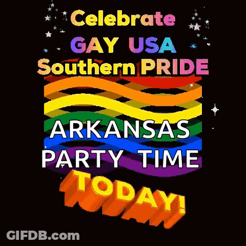 Celebrate Gay USA Southern Pride Poster GIF