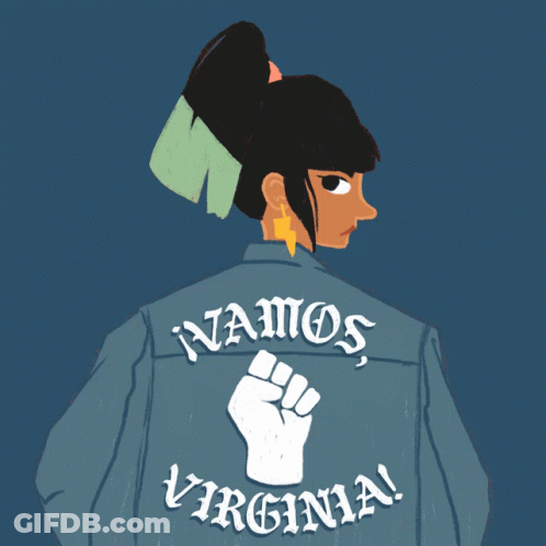 Celebrate Gay USA Southern Pride Virginia Party Time Today Poster GIF