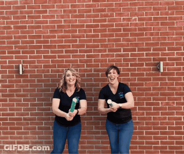 Celebrate With Party Popper GIF