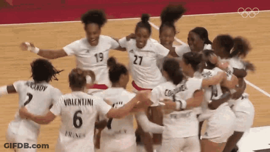 Celebrating France Handball Team GIF