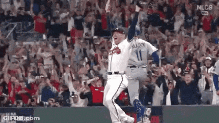 Celebrating Freddie Freeman Overjoyed GIF