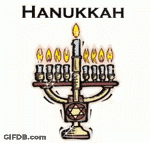 Celebrating Hanukkah Tradition GIF