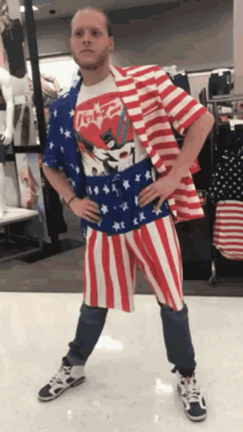 Celebrating Merica Murica Swaying Hip GIF
