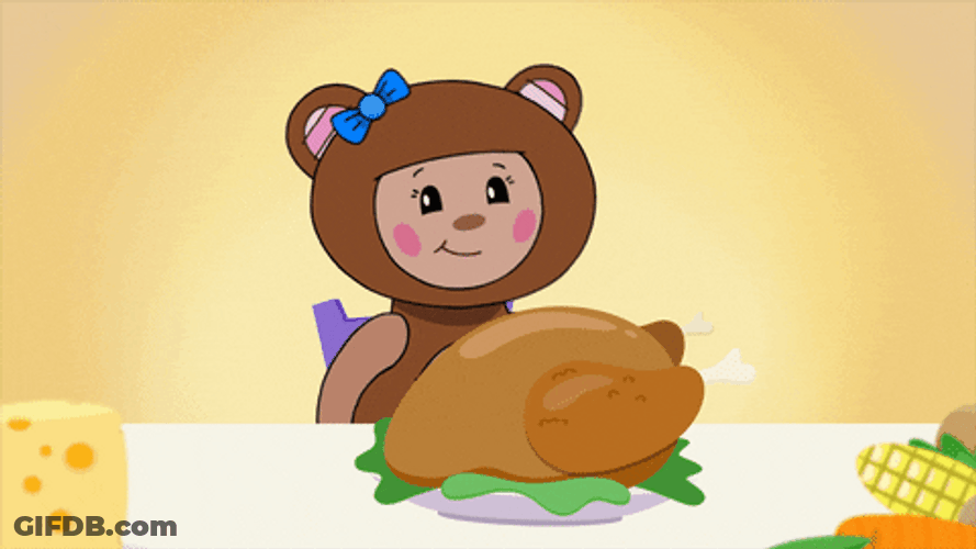Celebrating Thanksgiving Together As Family GIF