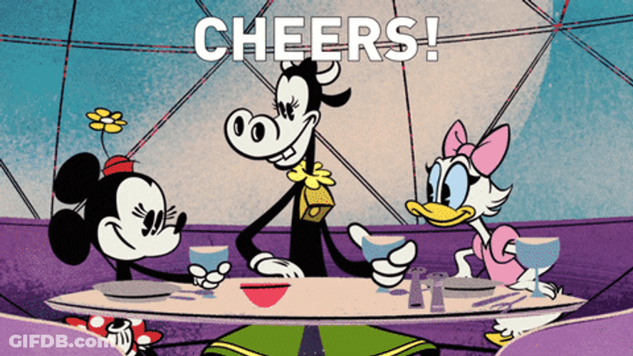 Celebration Micky Mouse Cheers GIF