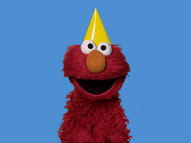 Celebration Sesame Street Elmo GIF