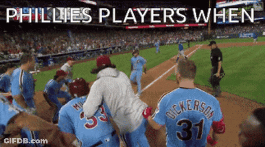 Celebration Team Phillies GIF