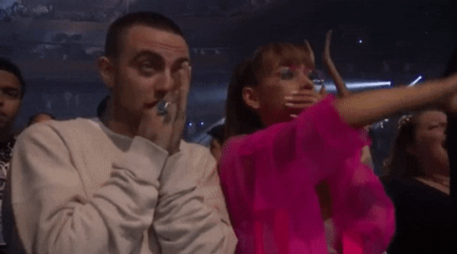 Celebrities Mac Miller And Ariana Grande GIF