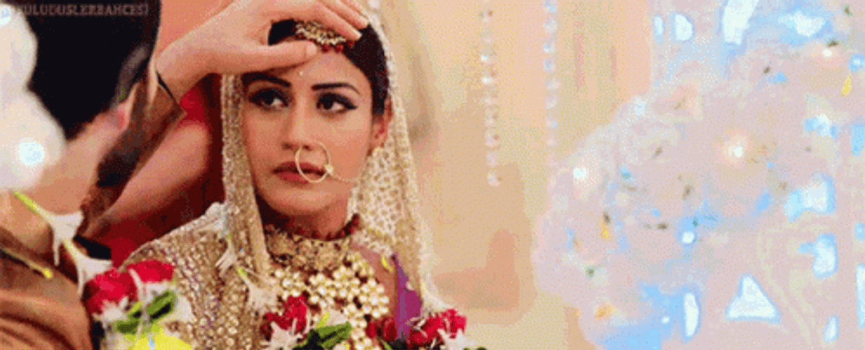 Celebrities Surbhi Chandna And Nakul Mehta Movie Marriage GIF