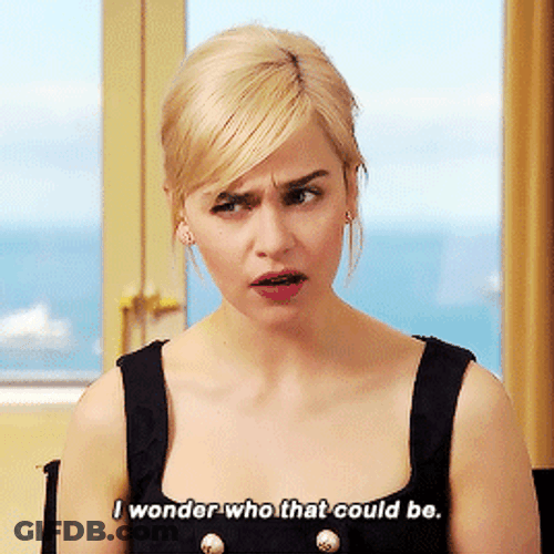 Celebrity Emilia Clarke Suspicious And Doubtful GIF