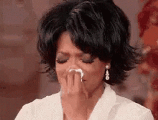 Celebrity Oprah Winfrey Crying Meme GIF