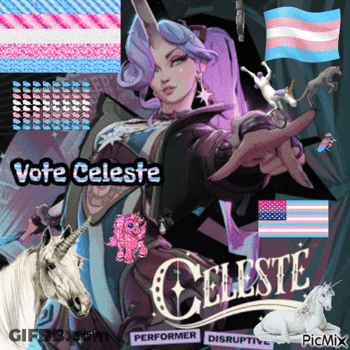 Celeste Disruptive Performer Voted For GIF