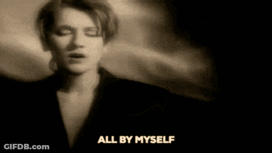 Celine Dion All By Myself GIF