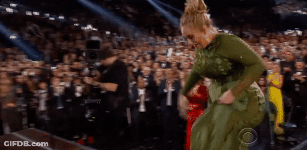 Celine Dion And Adele Hugging GIF