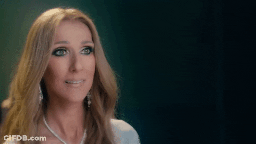 Celine Dion Ashes GIF